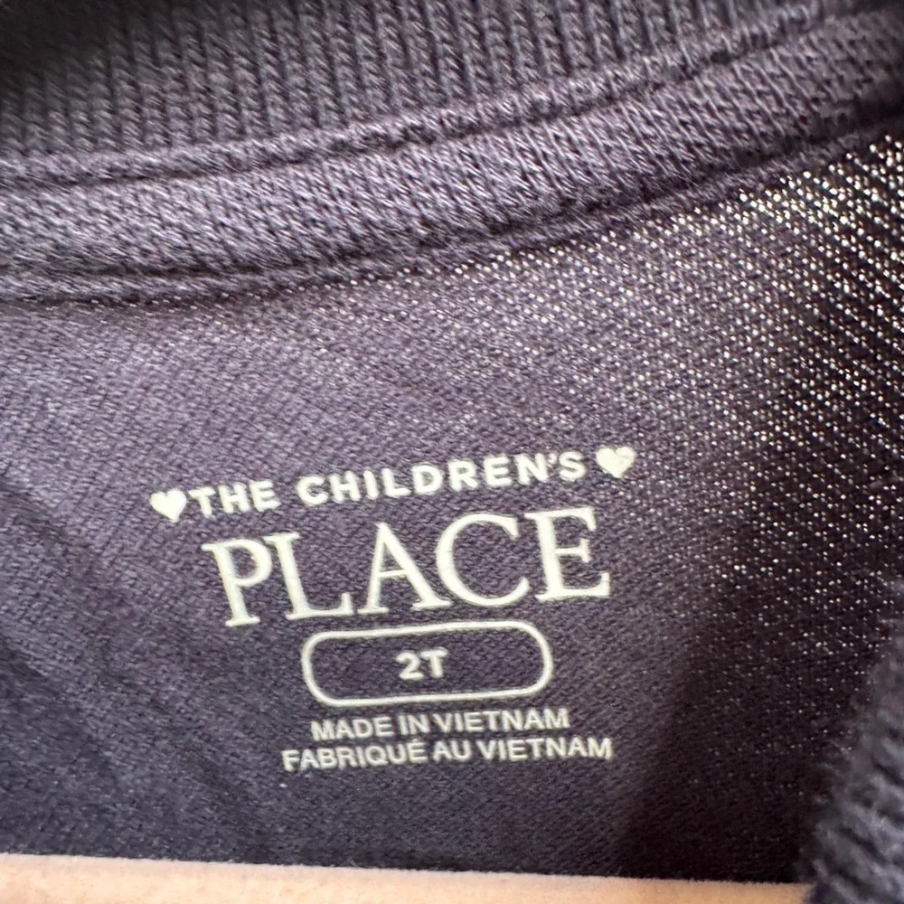 The Children's Place 2T Girls Blue Button Down Short Sleeve Polo School Dress